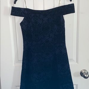 Velvety homecoming dress